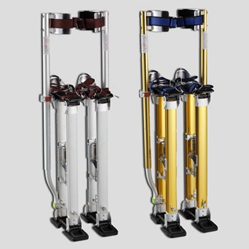 

24"-40"Inch Adjustable Aluminum Plastering Stilt Ladder Drywall Plaste Stilts Stage Props Interior Decoration Stand