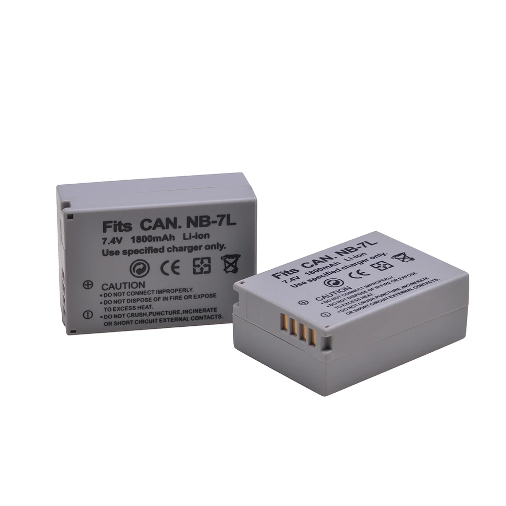 Bateria e Carregador para Canon Powershot Nb7l Sx30 is G12 G10 G11 Pc1428 Pc1305 Pc1564 Pc1560 - Image 5