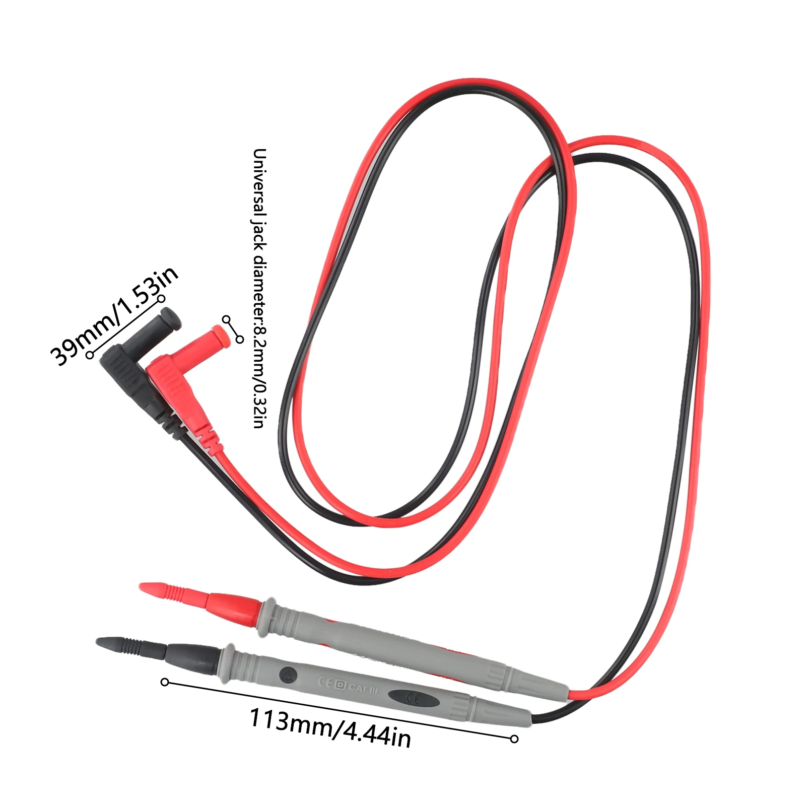 PT1005 1000V 10A Multimeter Probe Test Needle Pin Digital Multi Meter Lead Wire Pen Cable Kit Multi Meter Voltmeter Tester Kit