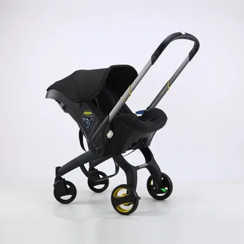 Passeggino 3 in 1 con Seggiolino Auto, Carrozzina di Lusso per Neonati, Passeggino Panoramico per Bambini, Facile da Piegare, Leggero, da Viaggio