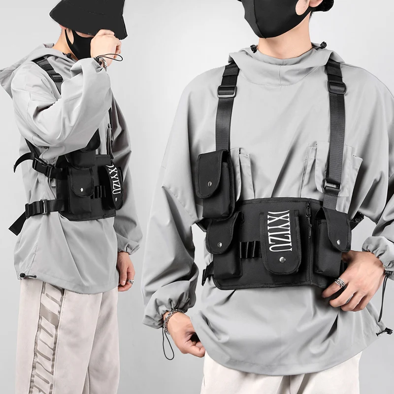  PJRYC Functional Tactical Chest Bag for Men FashionHip