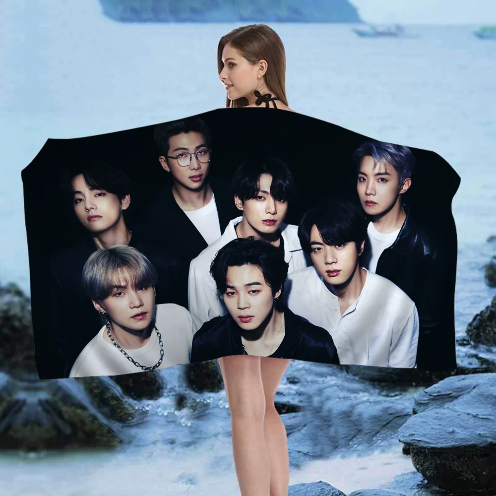 Dynamite Kpop Boys Big Microfiber Beach Towels Quick Dry Towel Sand Beach Towels Pool Towel For Travel Swim Pool Yoga