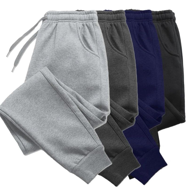 Hombre Pantalones De Deporte Persona Que Practica Jogging Pantalones Color Sólido Cintura