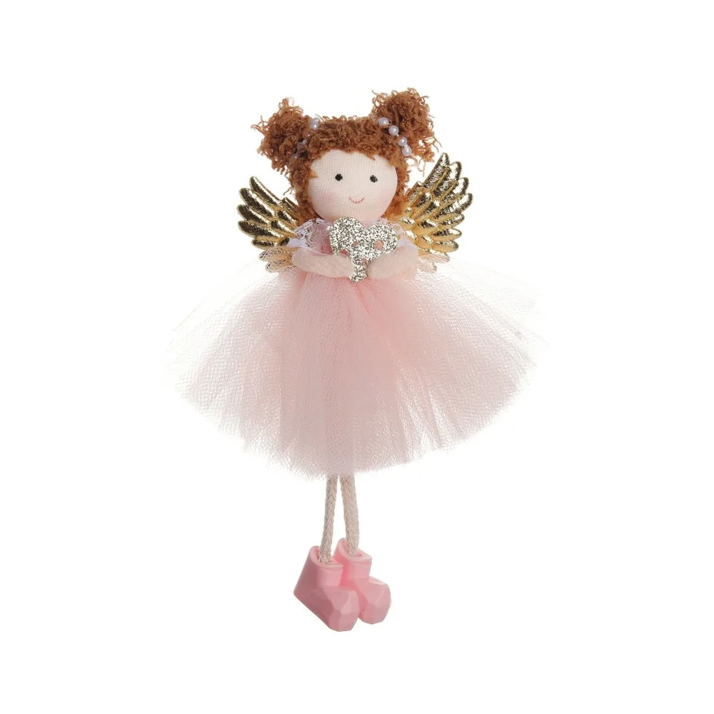 thumbnail image 1 of Christmas Decorations Angel Doll Pendant Tree Ornaments Plush Angel Crafts Elves Decorations for Wall Hanging Home Holiday Party, 1 of 5