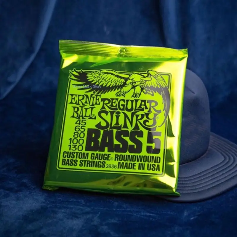 

2836 Ernie Ball Regular Slinky Bass String Nickel Plated Steel 5 String Double Bass Accessorie 45 . 65 . 80 . 100 . 130