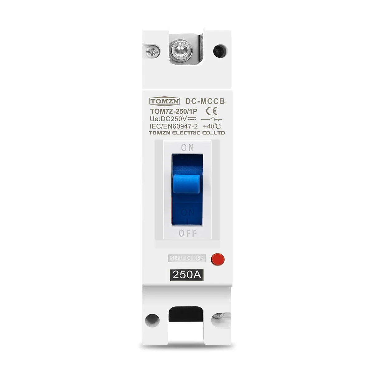 Circuit Breaker Solar Molded Case MCCB Overload Protection Switch Protector 1P 2P
