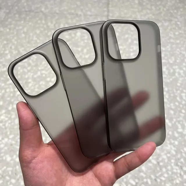 Ultra Thin Matte Hard PC Translucent Clear Phone Case For iPhone 16 Pro 15 14 Plus 13 12 Pro Max Shockproof Slim Skin Back Cover 1