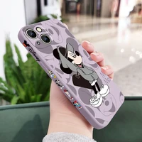 Coque Disney True Mickey Mouse Liquid Stores Rope pour Apple iPhone - Protégez et Personnalisez votre iPhone 15, 14, 13, 12, 11 Pro Max Plus, 8, 7, SE 5