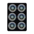 Silver 6PCS
