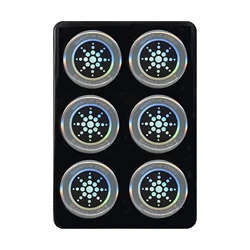 EMF Protection Anti - Radiation Sticker Set - 6 Pack (Silver 6PCS)