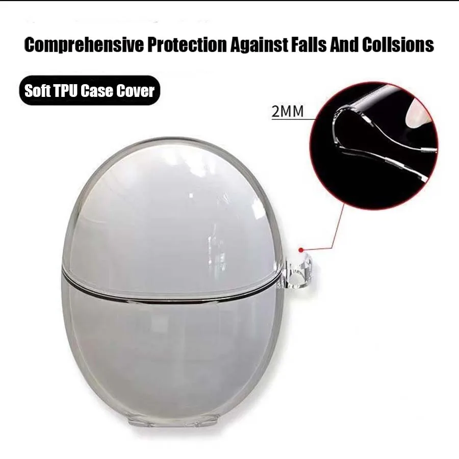 Transparent Protective TPU Case for Wireless Earbuds