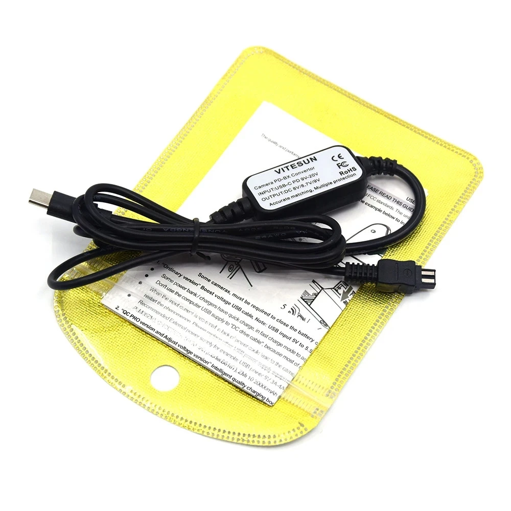 Charging Cable USB Charging Cable AC-L200 USB TYPE C DC For Sony DSC-HX200 DCR-SX63 HDR-HC7 HDR-CX300E DCR-SR48 Camera