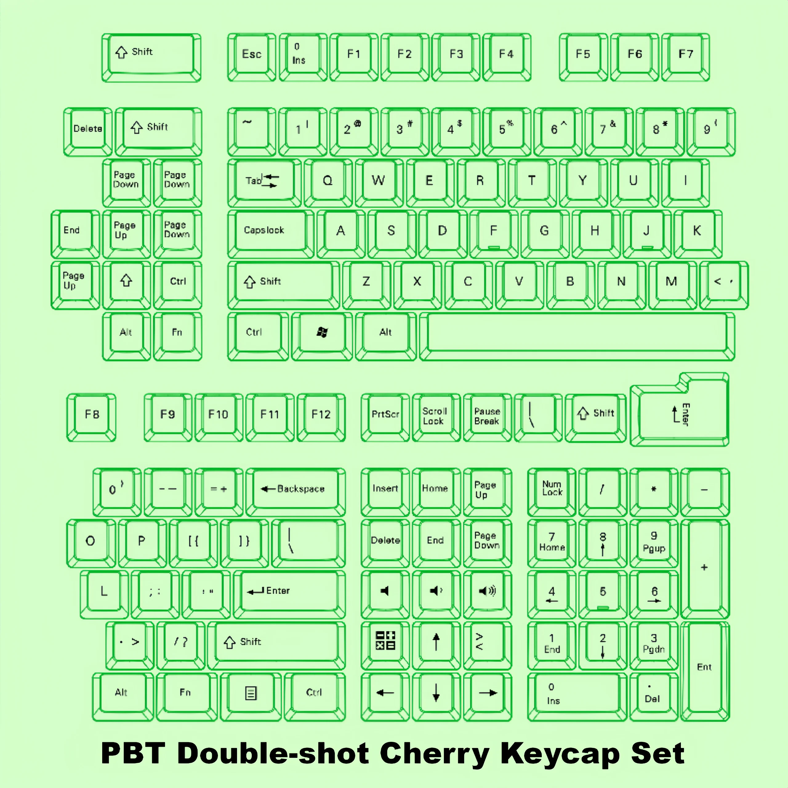 11 Colors PBT Keycaps 126 Keys Cherry Profile Double-shot Legends Keycap Set for Mx Cherry Switch Mechanical Keyboard DIY Kit 9 S9ae3223e36af4cecbc2ab67f111963f9Z