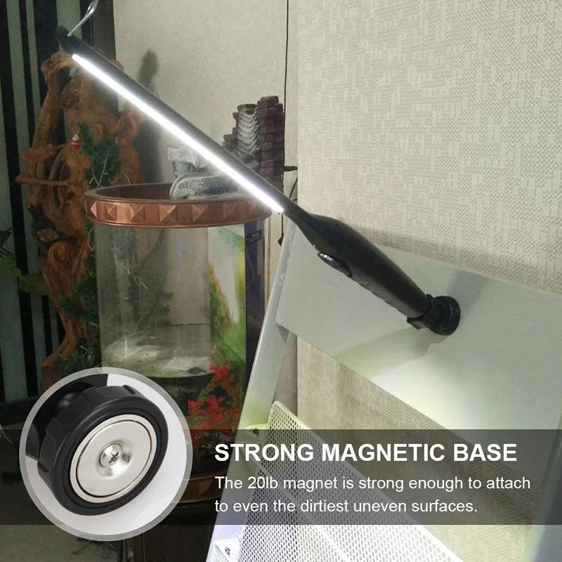 LED USB Rechargeable Portable Magnetic Cordless Work Light Inspection For Car Repair Home Use Workshop Led Flashlight Camping Lamp Led Work Light Camping Lights Work Light