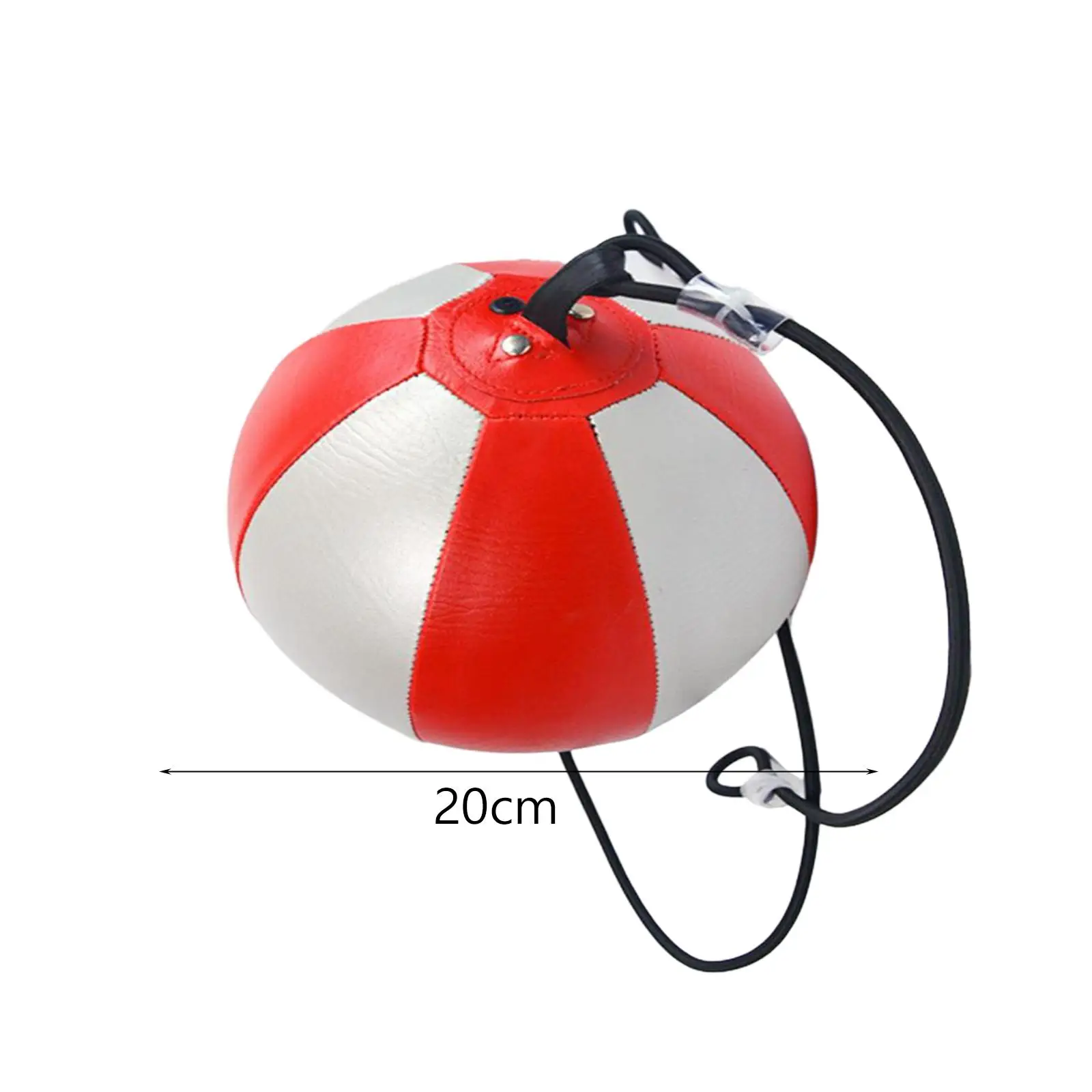 Boxing Speed Ball Reaction Target, PU Leather Punching Ball Fitness Equipment, Double End Bag for Martial Arts Sparring