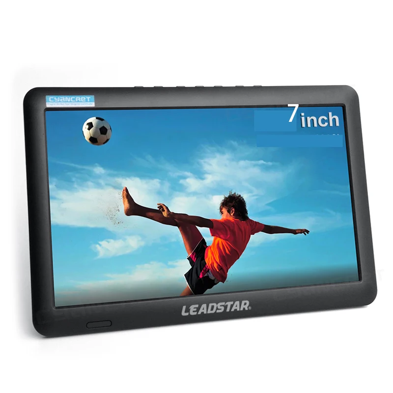 새로운 디지털 및 아날로그 미니 자동차 Tv 휴대용 Tv Dvb-T2 Atsc Tdt 지원 Usb Tf Mp4 H.265 Ac3