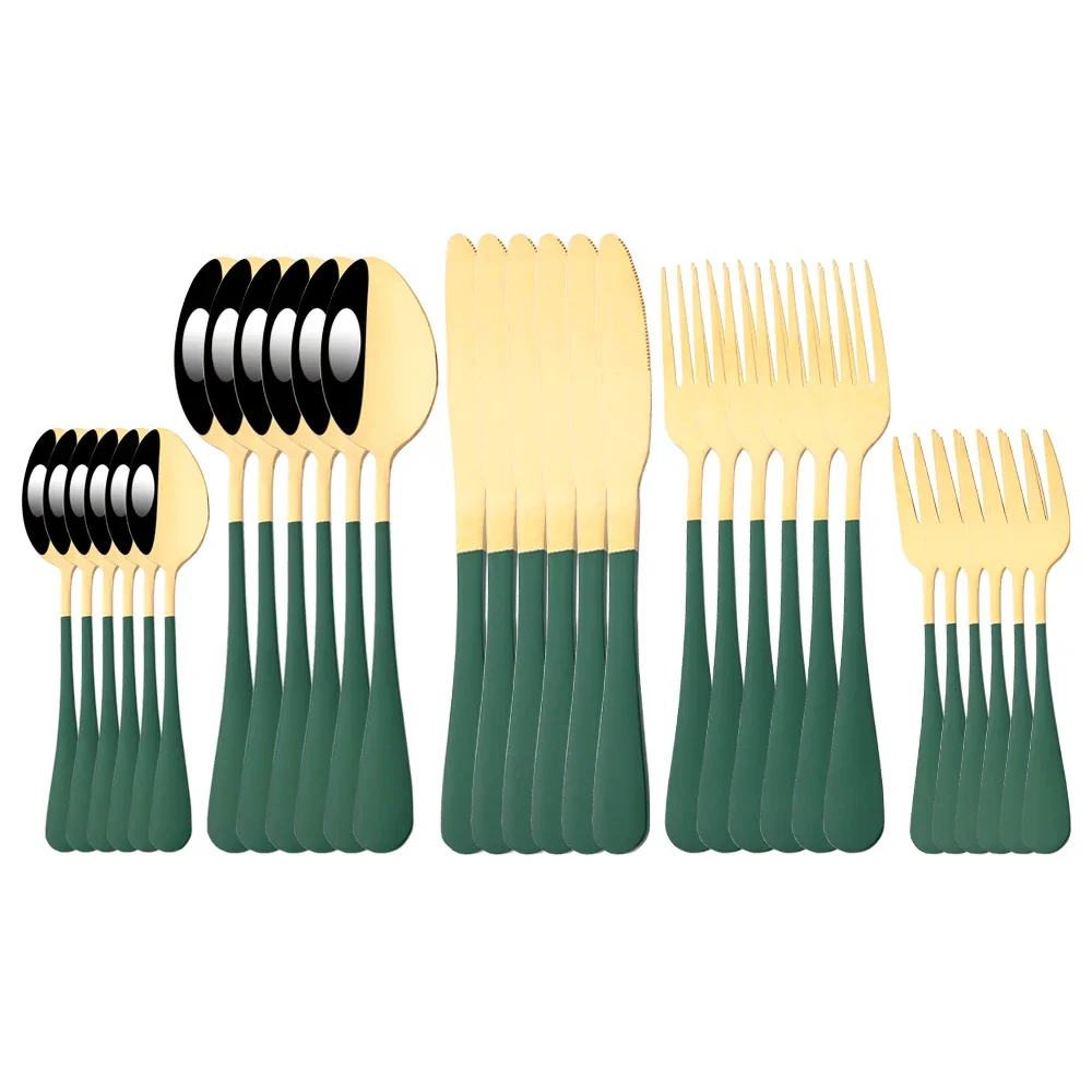 30Pcs Green Gold