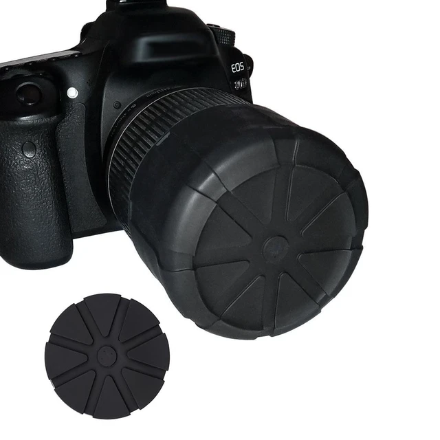 Pare-soleil en silicone pour appareil photo, pare-soleil anti-ZE, objectif  53-112mm pour appareils photo reflex numériques Nikon IL Sony - AliExpress