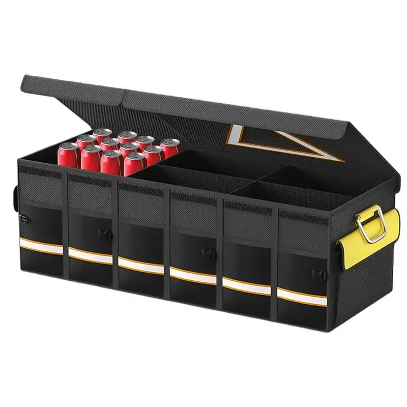 

Car Trunk Storage Box Large Capacity Auto Multiuse Tools Waterproof Storage Bag Foldable Trunk Boxes For Sedans Cars Pickups