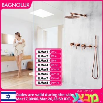 Shower Faucet Set Shower System Bathtub Faucet Set Bath Mixer Tap Bathroom Rainfall Head Shower Hot And Cold Kit In 3 Ways 1