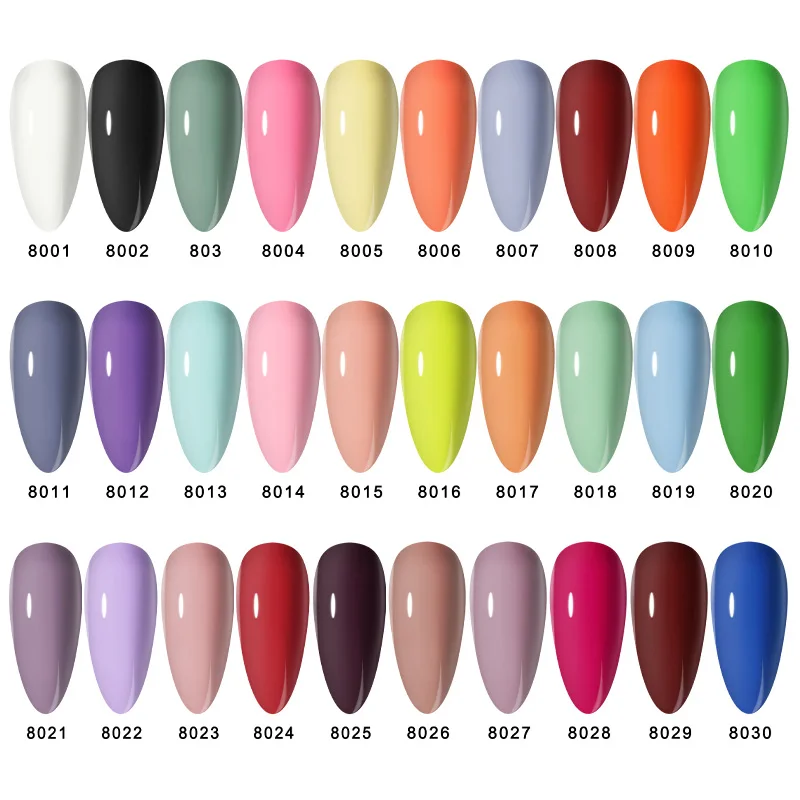 ROSALIND Glitter Shiny Gel UV Polishes Gel Varnishes 8ml Semi Permanent Base Top Coat Hybrid Soak Off Nail Art Beauty 80 Colors 3