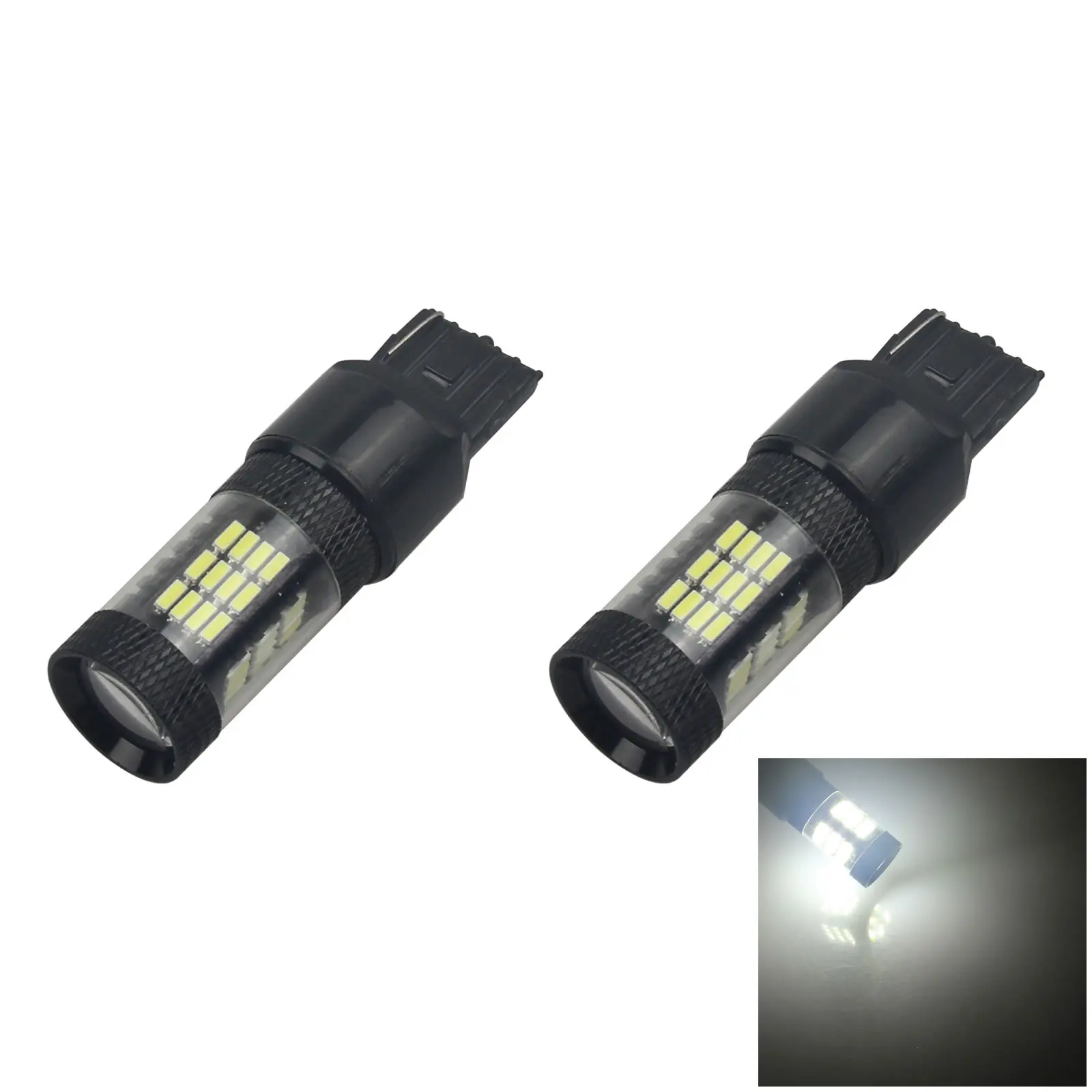 

Задняя лампа RV 7440 Blub, 2 шт., белая, 12В-24В, 57, 4014 светодиодный T20 W21W Z3055