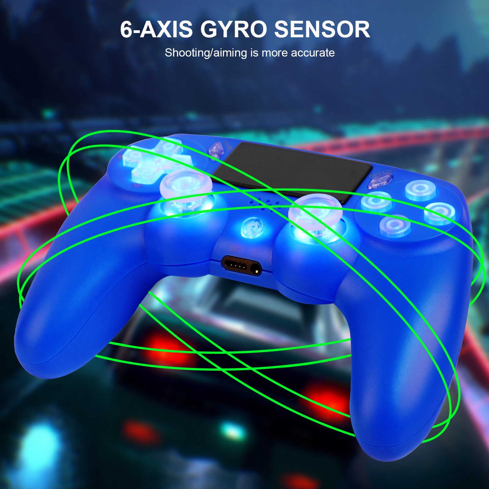 GAMINJA RGB     е, PS4PS3  ܼ PC ̽ƽ   Ʈѷ, 6 , ǰ