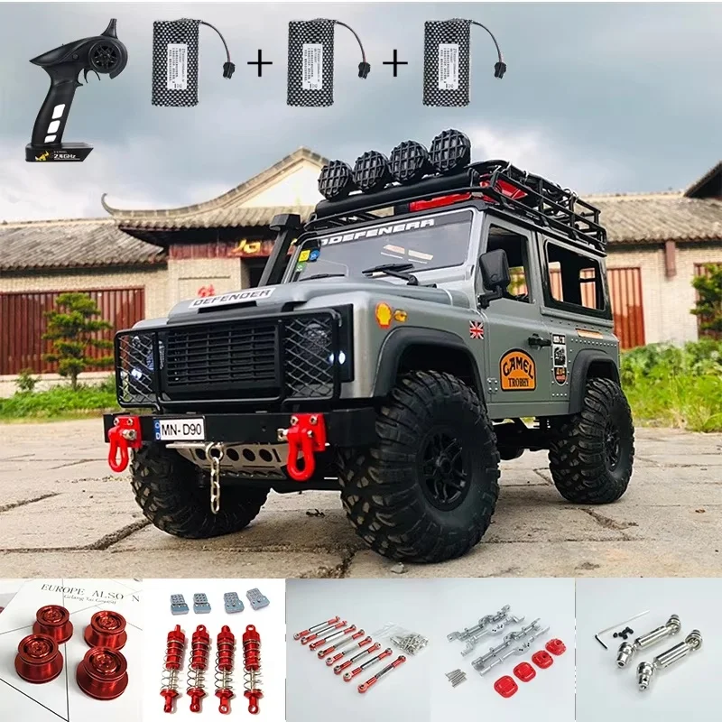 2.4g 4wd Mn99s Model Rtr Version Wpl Rc Car And Mn99s Car 1:12scale Refitparts D90 Defender  Pickup Remote Control Truck Toys 4