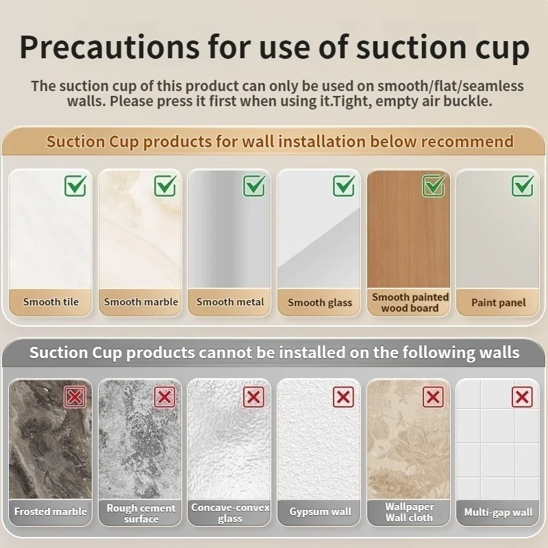 No-Drill Suction Cup Bathroom Suction Shelf Perforation-free Toilet Wall Mounted Shower Gel Triangle Basket Bathroom Shelf_voghion.com