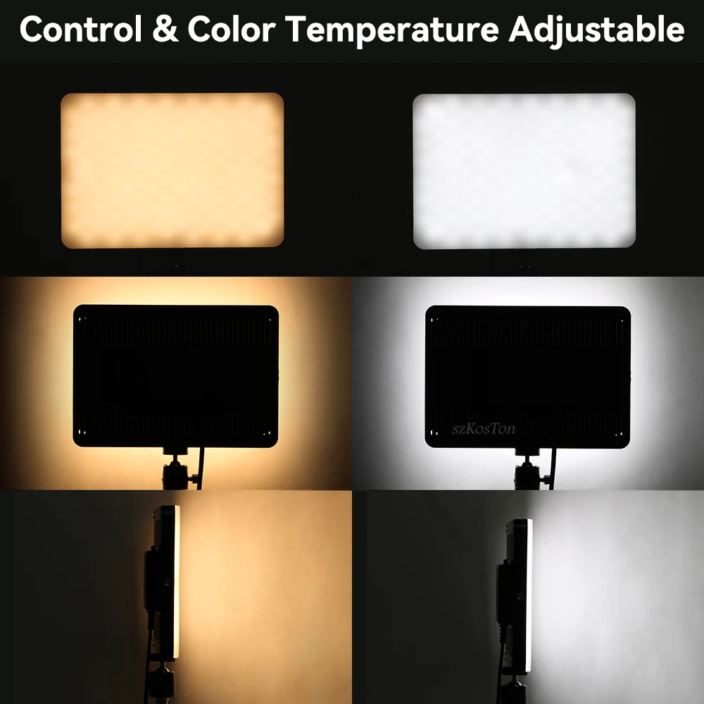 Estúdio de Fotografia Iluminação do Painel com Tripé Suporte para Youtube Fluxo ao Vivo Vídeo Fill Lâmpada Profissional Jogo Led Luz - Image 4