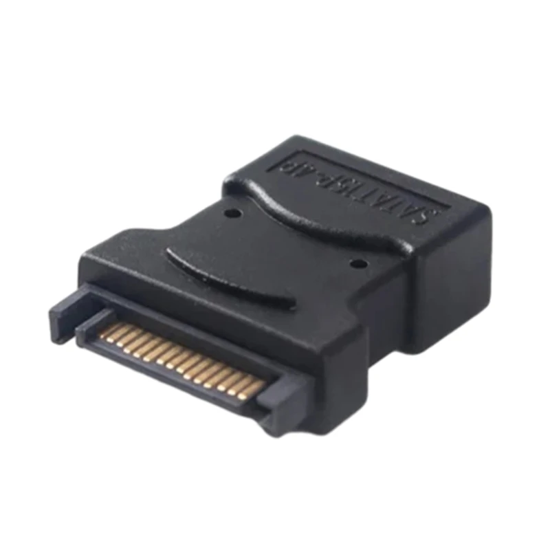 

15 Pin Male to 4 Pin Molex PC IDE Female Power Adapter Power SSD Adapter
