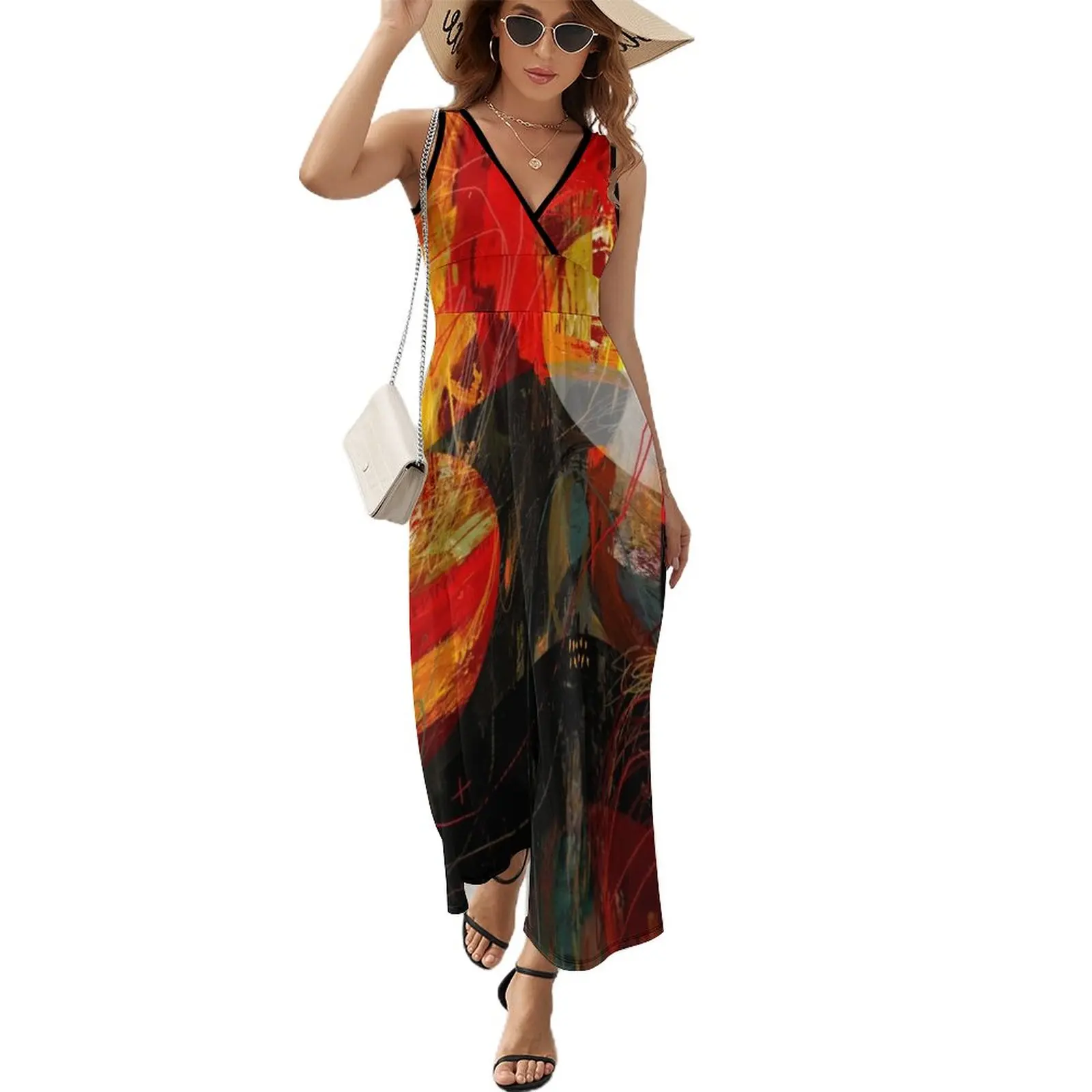 

Abstract 2 Sleeveless Dress dress for women summer clothes for women luxury dress prom dresses