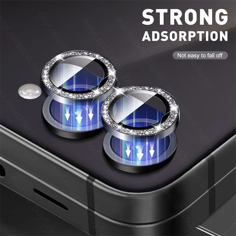 Gitter Diamond Camera Glass Protector with Alloy Ring Lens Guard
