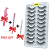 MB 2023 – Faux cils en vison 8D, en vrac, naturels, fins, personnalisés, vente en gros, 10 paires