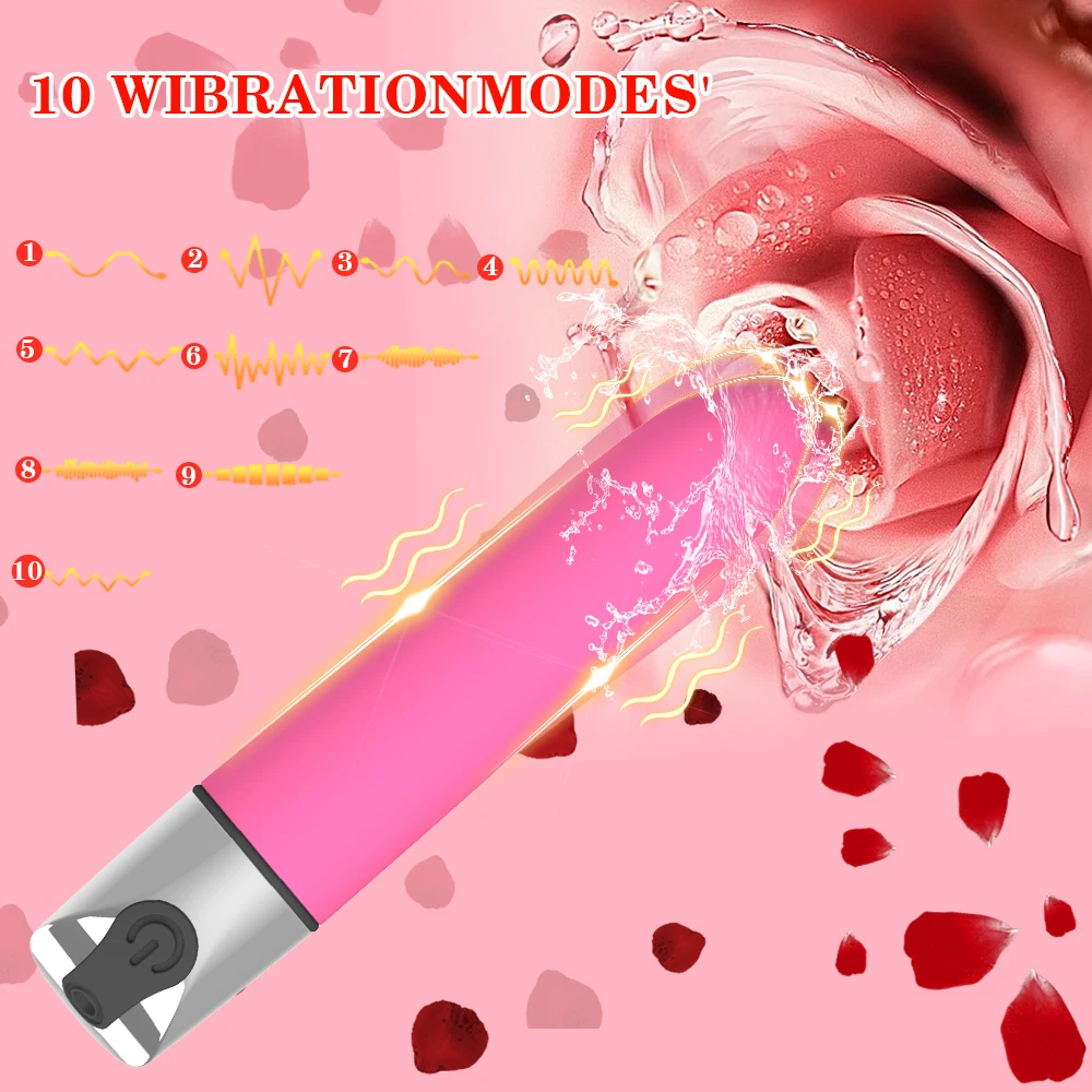 Potenti vibratori a pallottola mini punto G per le donne, giocattoli sessuali portatili discreti, vibratore a proiettili piccoli, impermeabile C_voghion.com