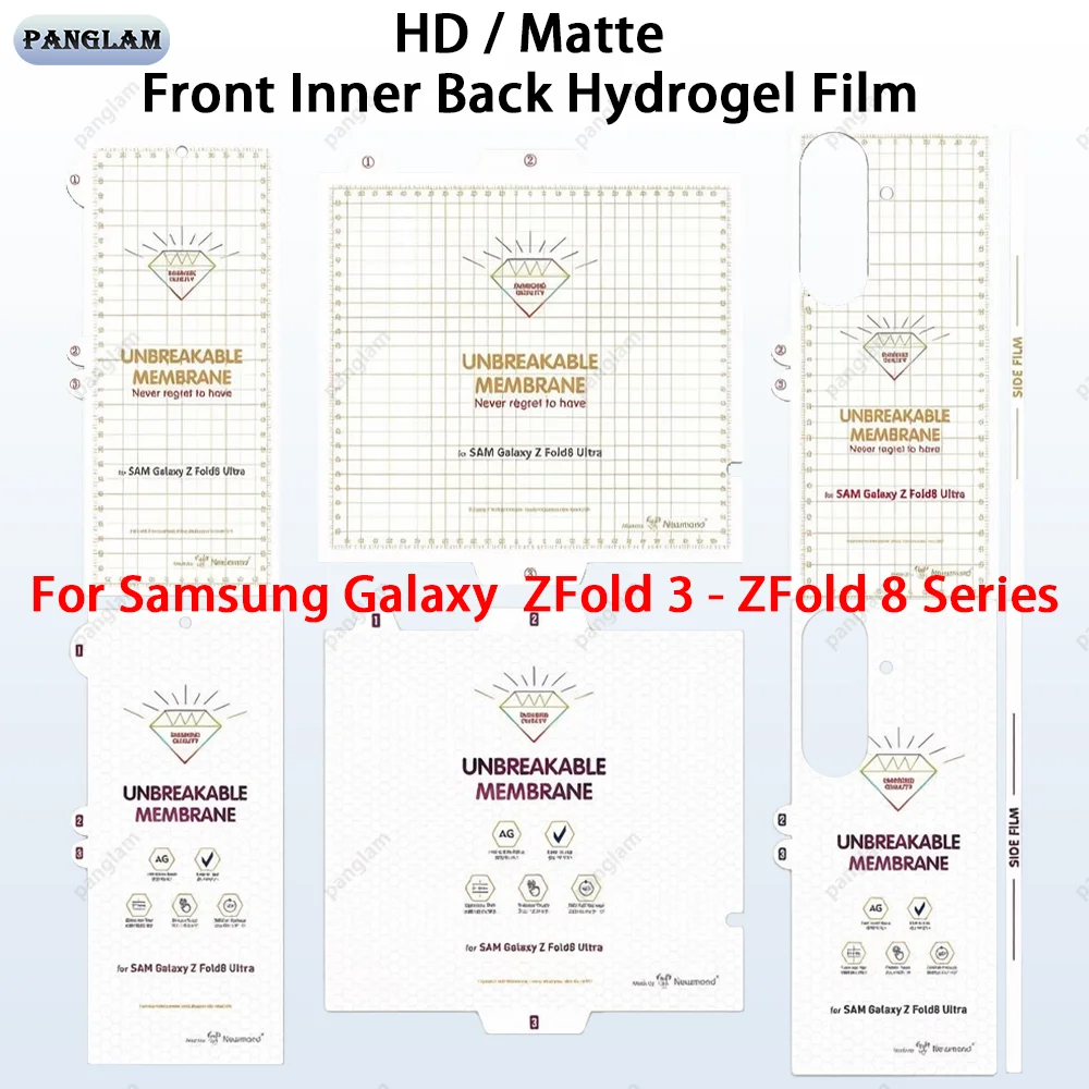 HD/Matte Hydrogel Film Front and Inner Back Screen Protector