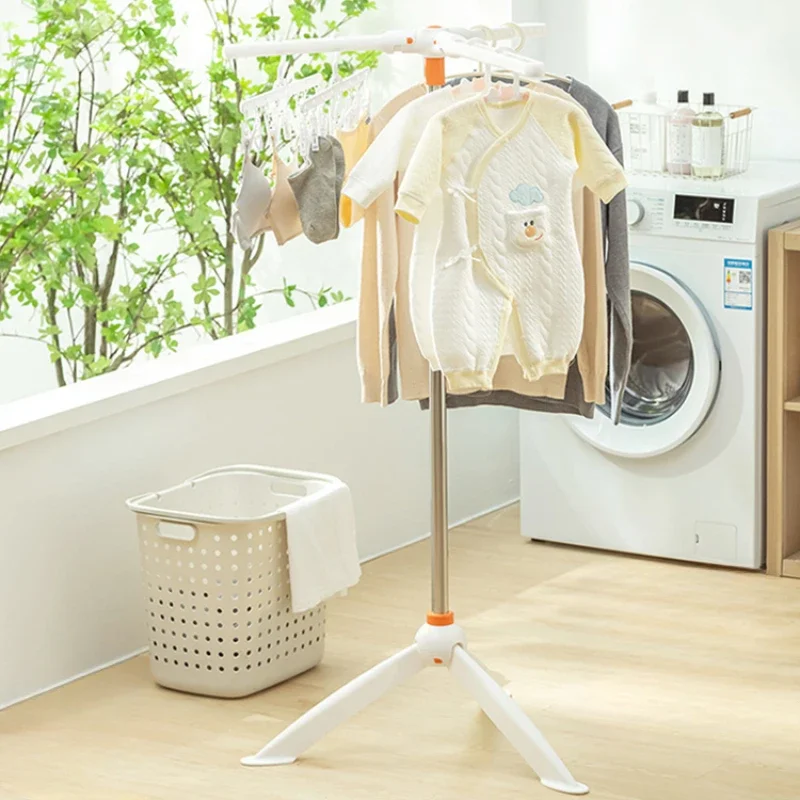 

Вешалка для одежды для балкона, складная вешалка для одежды, пористая конструкция, вешалка для сушки, стабильная вешалка для брюк с нагрузкой