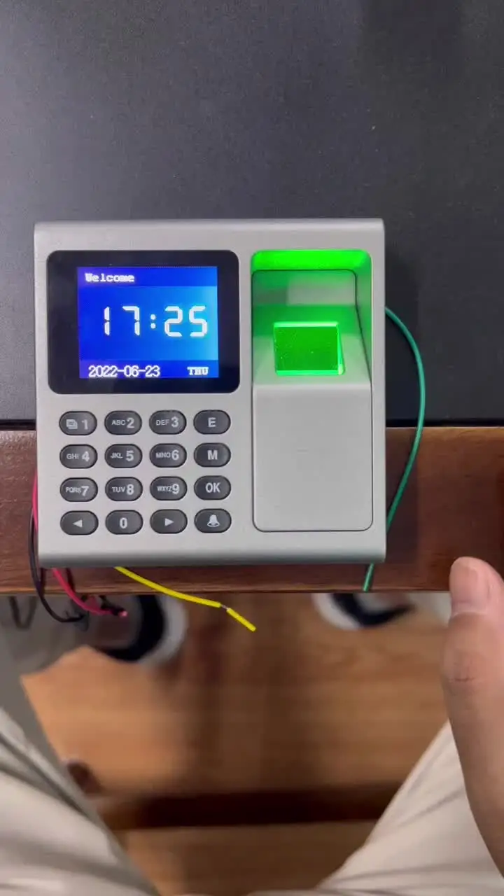 Prikklok met vingerafdruk en RFID, VBT DIRECT EXCEL ( 200.510 ) - Van Bragt Time