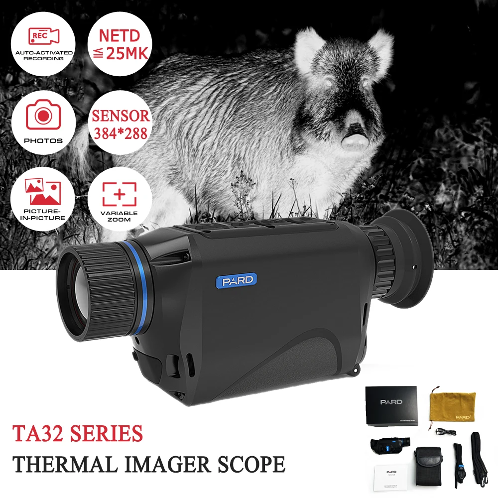 PARD TA32 Handheld Thermal Imaging Scope For Hunting Monocular Spotter NETD 25MK 384*288 12 μm Digital Cameras