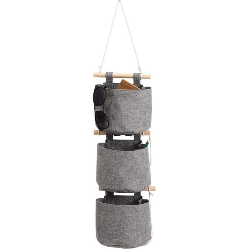 Closet Detachable Free Combination Foldable Washable Hanging Storage Bag For Room Bathroom,Gray Durable Easy To Use