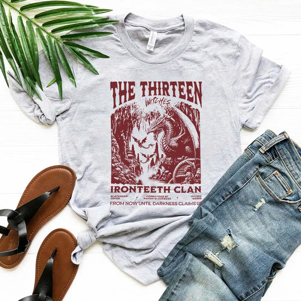 The Thirteen Shirt Throne of Glass T-Shirt Manon Blackbeak Ironteeth Shirt Witches SJM Merch Halloween Terrasen Bookish Shirts 2