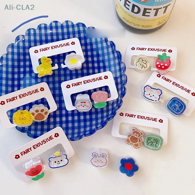 

2 шт./комплект, детские заколки-пряжки для волос