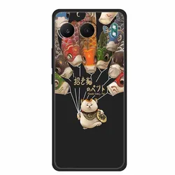 Charming Cat Design Soft TPU Phone Case with Bumper Protection for -Oneplus Nord 4 (H06.CH.1)