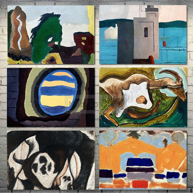 Classic American Abstract Expressionist Painter Arthur Dove Work Poster Prints Canvas Painting Wall Art Pictures Home Room Decor