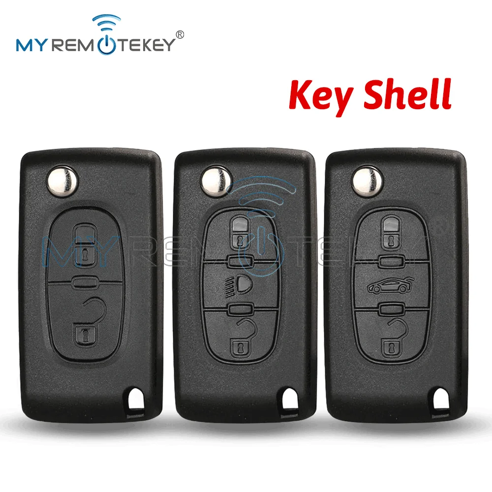MYREMOTEKEY Remote Key Shell Case 2/3/4B For Peugeot 207 307 308 407 607 807 For Citroen C2 C3 C4 C5 C6 1 MYREMOTEKEY Remote Key Shell Case 2/3/4B For Peugeot 207 307 308 407 607 807 For Citroen C2 C3 C4 C5 C6 1