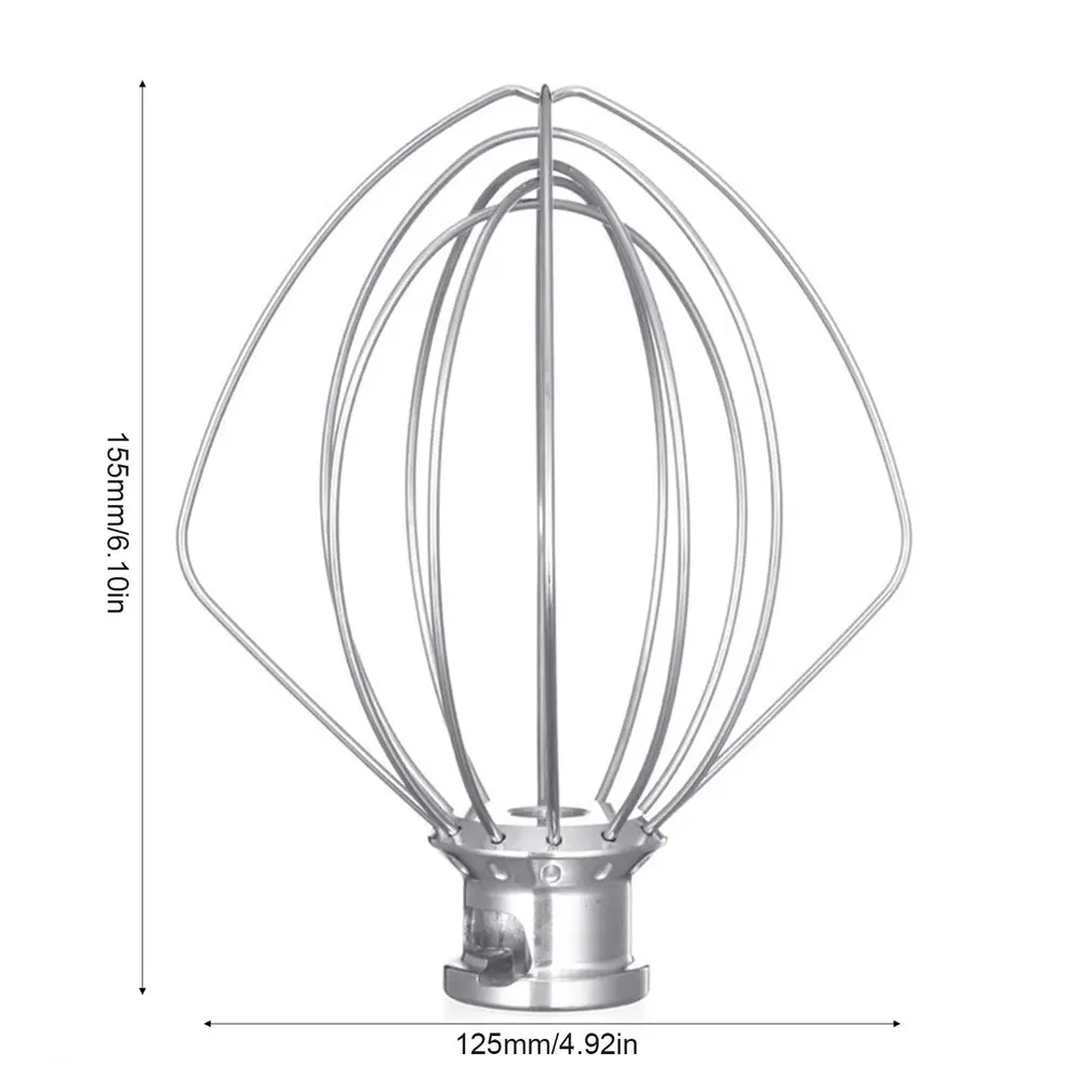Egg Beater K45WW 6-Wire Whip Attachment KitchenAid For Tilt-Head Stand Mixer
