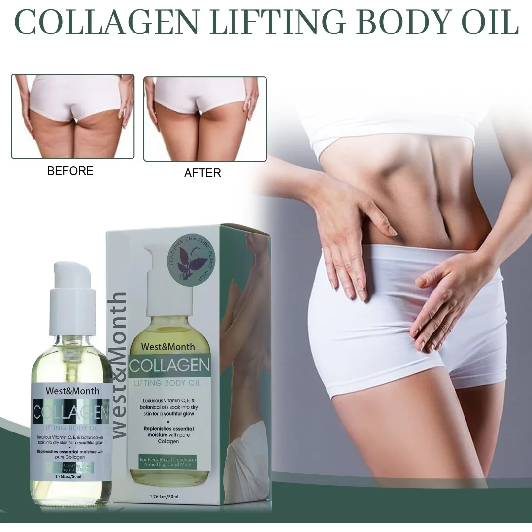 

Collagen Lifting Body Oil Belly Shaping Slimming Massage Weight Loss Effective Relieving Skin Fatigue Body Care Beauty Oils