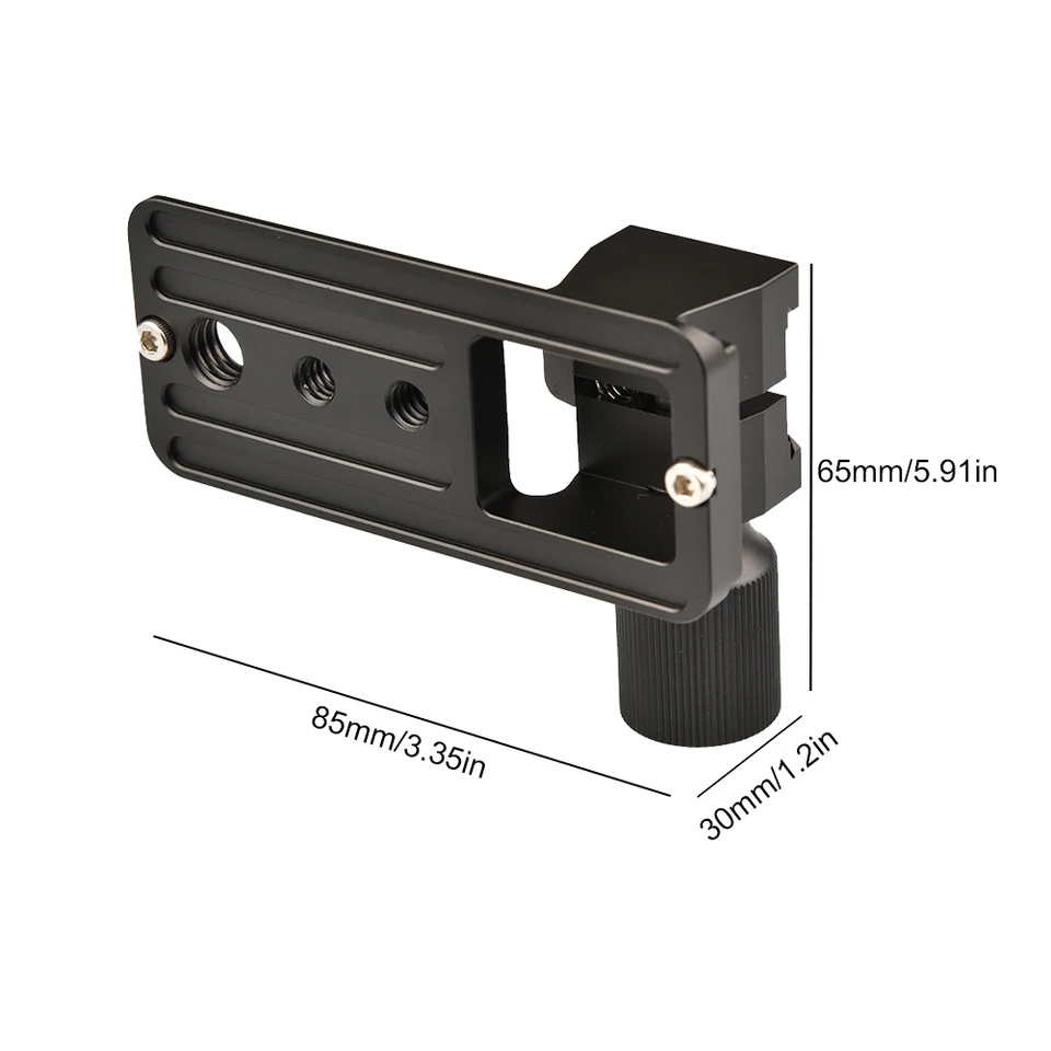 Piastra Sgancio Rapido IShoot Arca-Swiss Per Canon RF 200-800mm - Alluminio CNC, 120 Mm, 80 G - Foto 7