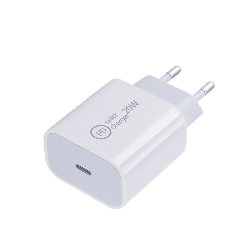 65 watt usb c charger Single Dual PD20W Fast Charging Phone Charger USB Type C Quick Charge Charger for iPhone Samsung Xiaomi EU/US Plug Power Adapter baseus 65w Chargers