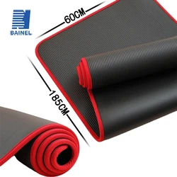 15MM Extra Thick 183cmX61cm Yoga Mat NRB Non Slip Sports Mat Fitness Odorless Pilates Sports Home Yuka Fitness Mat Bandage